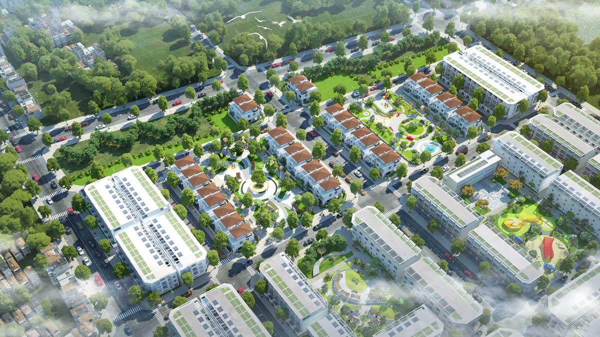 Phối cảnh phân khu Gem Town