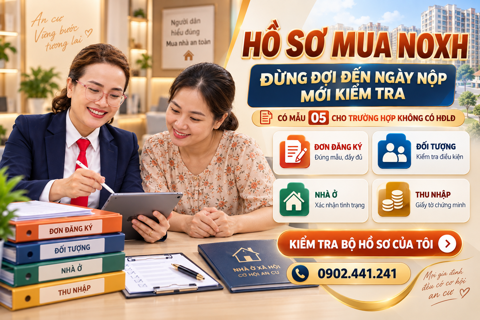 Hồ sơ mua nhà ở xã hội cần chuẩn bị gì