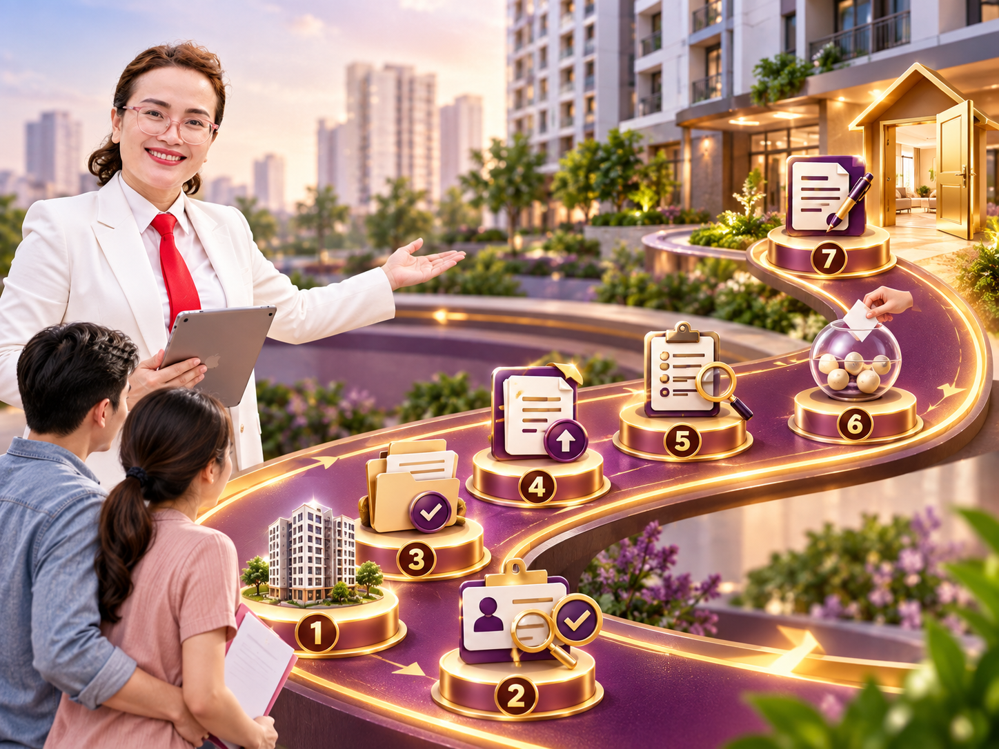 Bà 8 BĐS hướng dẫn quy trình mua nhà ở xã hội