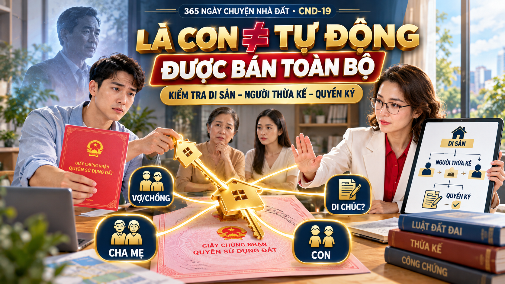 Kiểm tra người thừa kế khi chủ đất đã mất