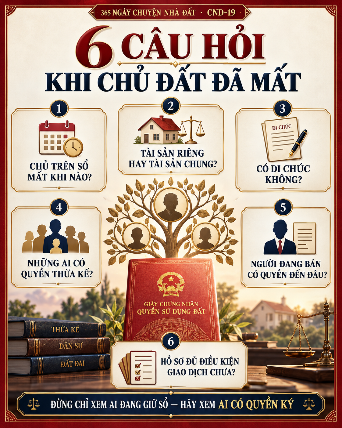 6 câu hỏi khi mua đất mà chủ trên Giấy chứng nhận đã mất