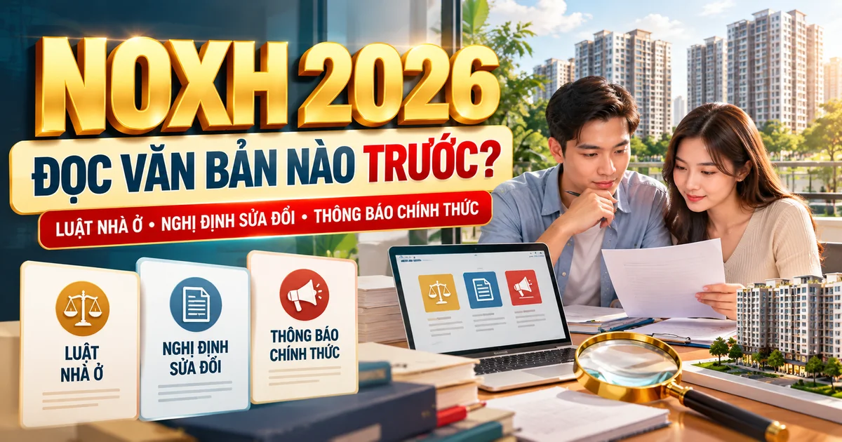 NOXH 2026 đọc văn bản nào trước? Ảnh bìa LP22 với chữ 3D lớn
